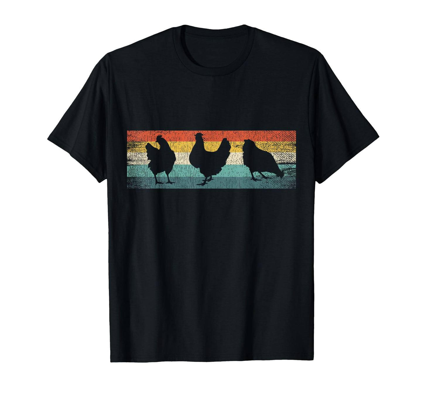 Vintage 70s 80s Retro Poultry Farmer Chicken T-Shirt