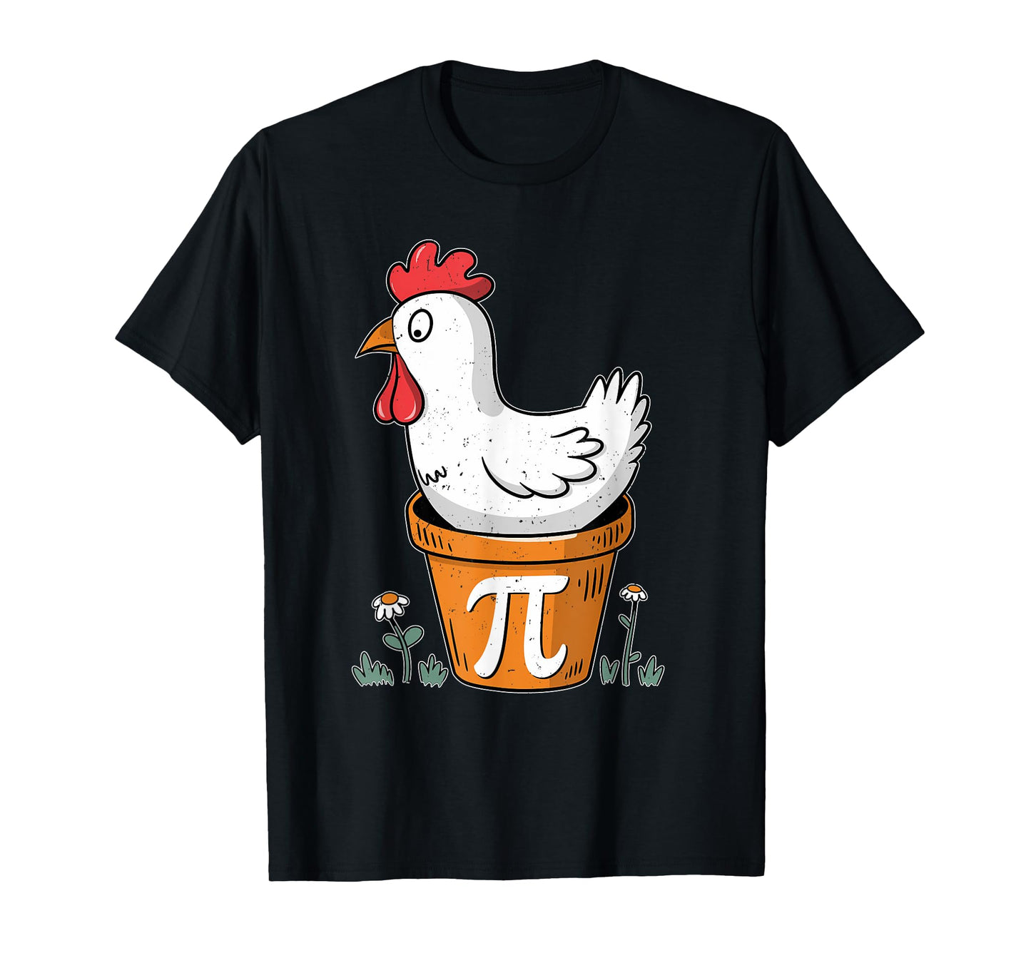 Funny Chicken Pi Day Shirt Math Lover Gift Men Woman Kids T-Shirt