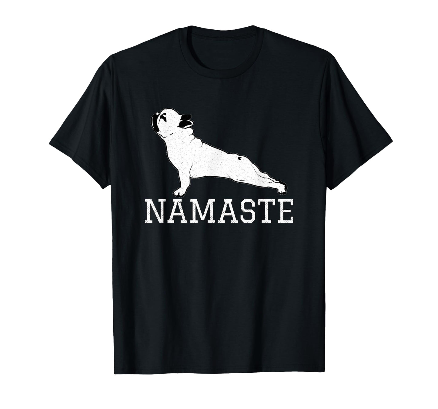 French Bulldog Yoga Funny Frenchie Namaste Lovers Gift T-Shirt for Men Women Girls Kids