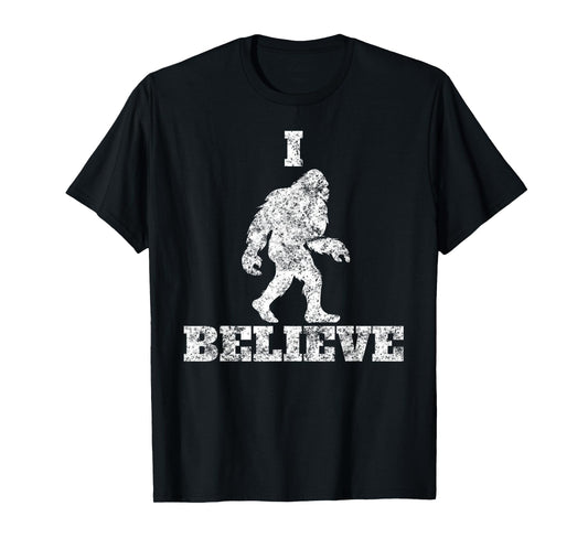 I Believe in Bigfoot Tee Sasquatch Urban Legends Skunk Ape T-Shirt