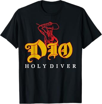 Dio – Holy Diver on Black T-Shirt