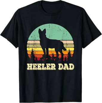 Australian Cattle Dog Red Blue Pet Heeler Dad Cute Mens Gift T-Shirt