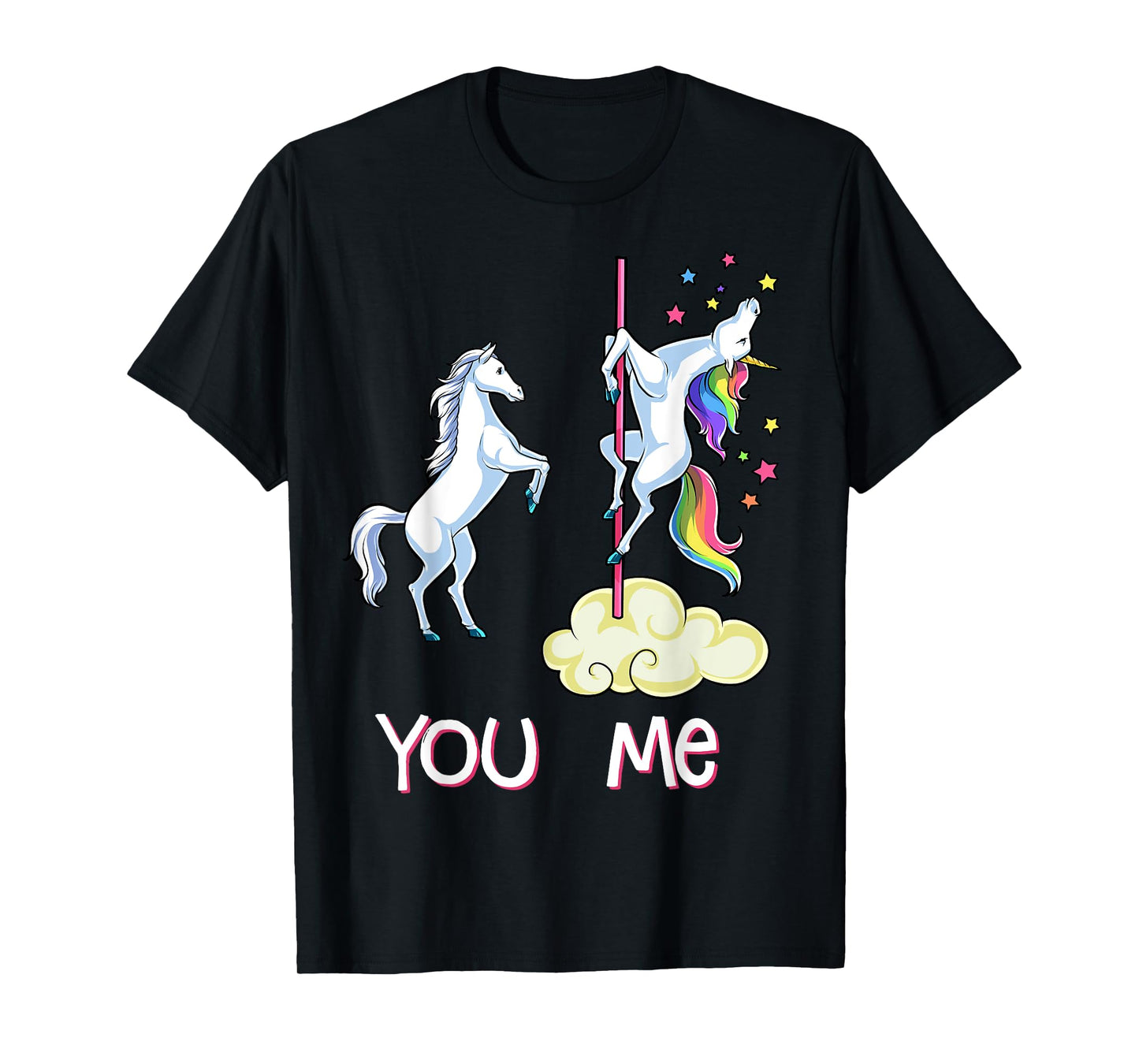 Unicorn You vs Me Shirt Funny Unicorns Rainbow T-shirt Gifts T-Shirt