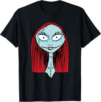 Disney The Nightmare Before Christmas Sally Big Face T-Shirt