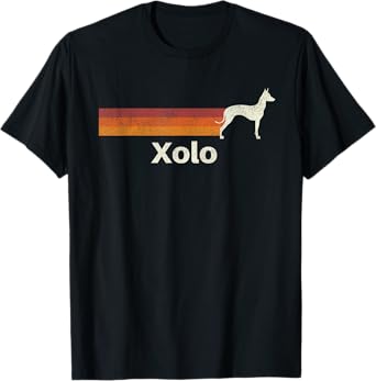 Vintage Xoloitzcuintli Xolo Retro Mom Dad Dog T-Shirt
