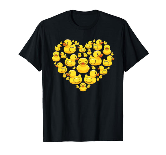 Rubber Ducky Art For Kids Boy Girl Toddler Rubber Duck Lover T-Shirt