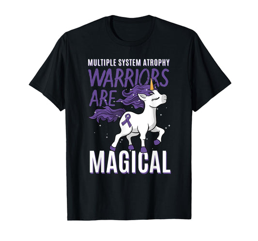 Multiple System Atrophy Unicorn Neurodegenerative Disorder T-Shirt