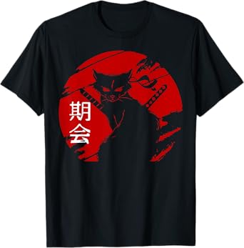 Kawaii Cat Japanese Anime Gifts For Cat Dad Men Women Kids T-Shirt