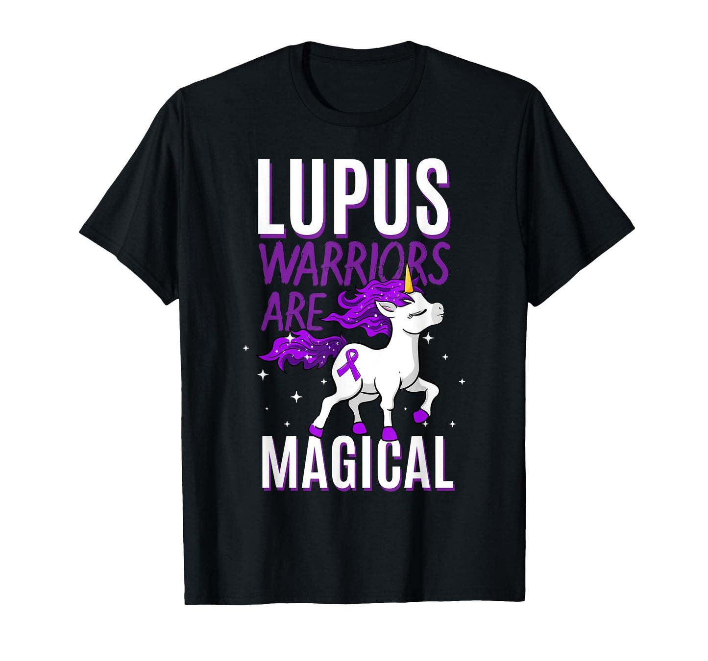 Lupus Warrior Magical Unicorn Autoimmune Disease Malar Rash T-Shirt