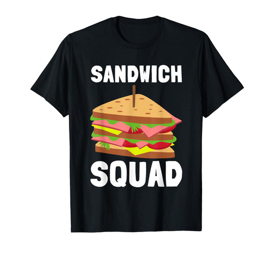 Hoagie Sub Artist And Sandwich Maker - Sandwich Squad T-Shirt