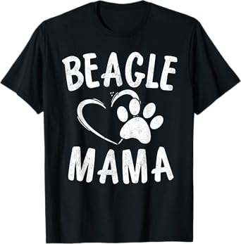 Funny Beagle Mama Gift Pet Lover Apparel Puppy Dog Mom T-Shirt for Men Women Girls Kids
