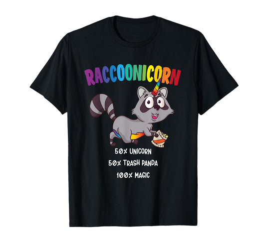 Funny Racoon Trash Panda Racoonicorn T-Shirt