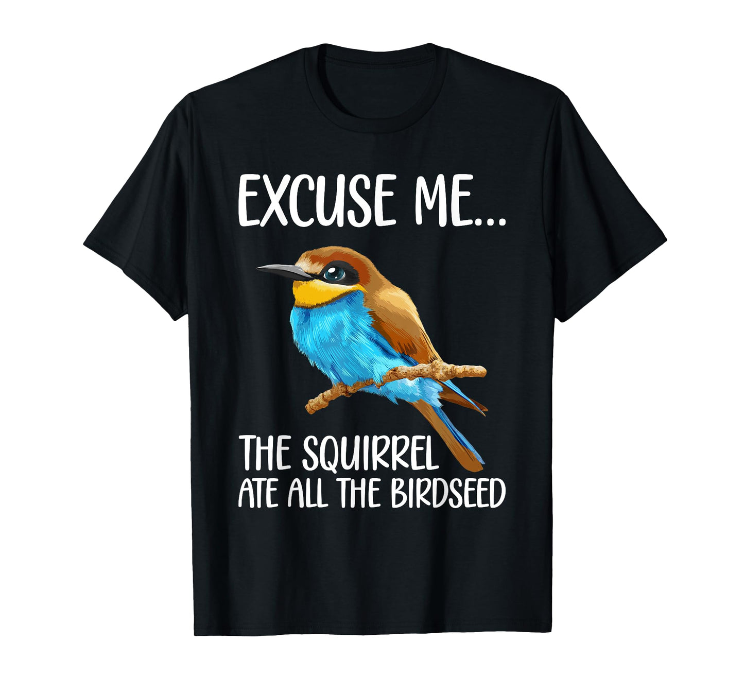 Bird Art For Men Women Kid Bird Watching Birding Birdwatcher T-Shirt
