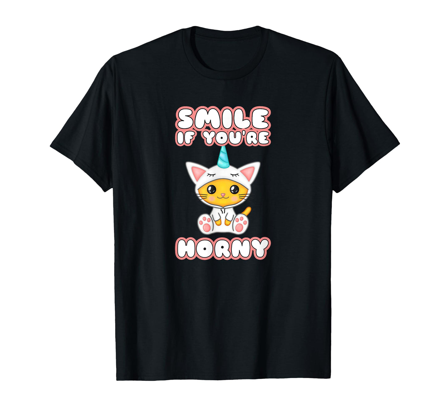 Smile if Horny Little Space DDLG Clothes BSDM Submissive Sex T-Shirt