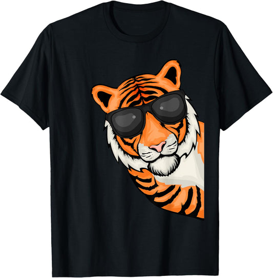 Tiger Lover Kids Tiger Men Wildcat Tiger T-Shirt