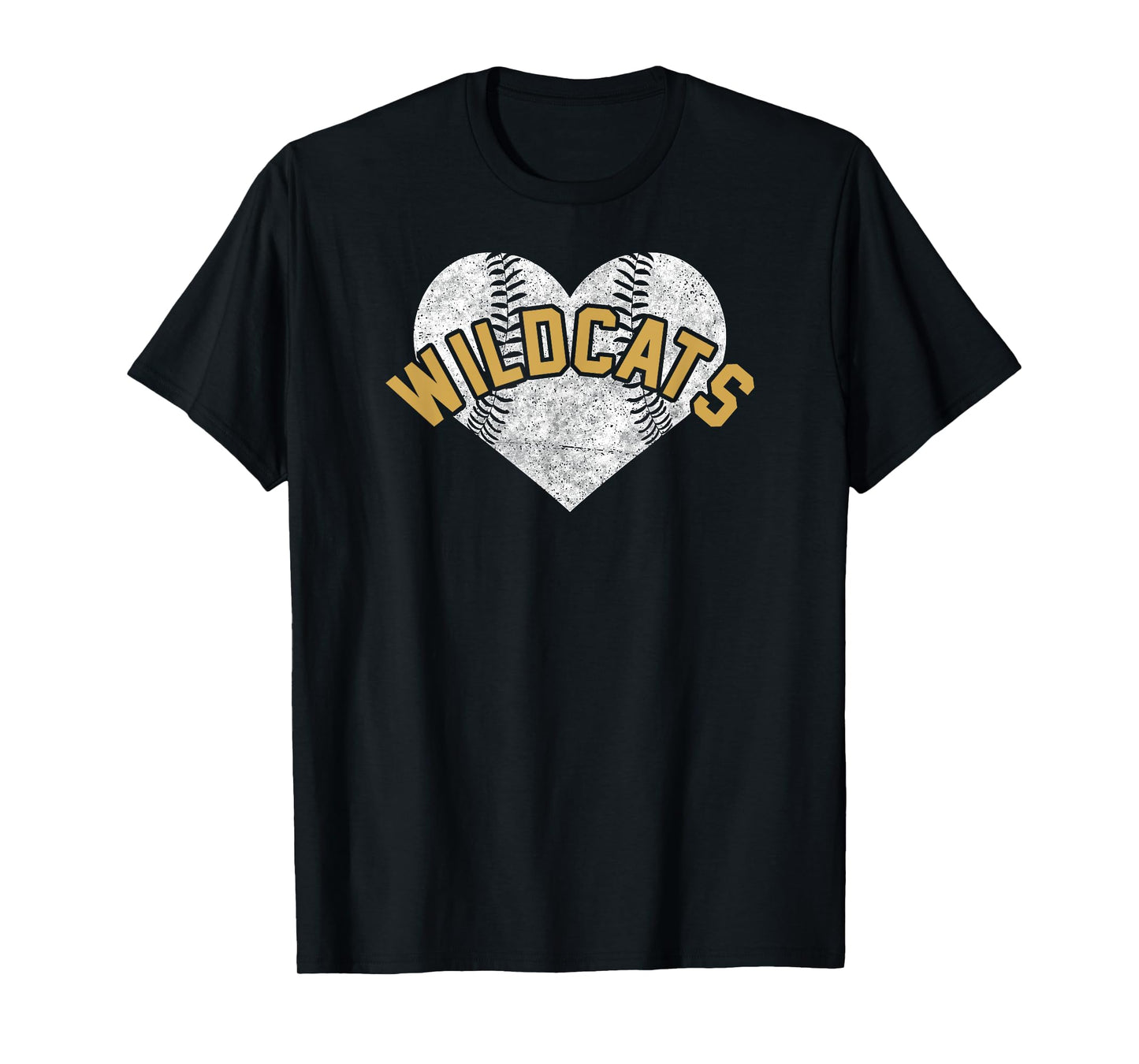 Wildcats Baseball Softball High School Team Mascot Mom T-Shirt