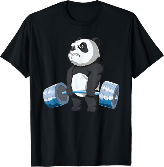 Funny Bear Powerlifting Weightlifting Gym And Bear Lifting T-Shirt