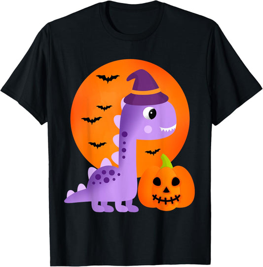 Cute Dinosaur Halloween Kids Girls Dinosaur T Rex Halloween T-Shirt