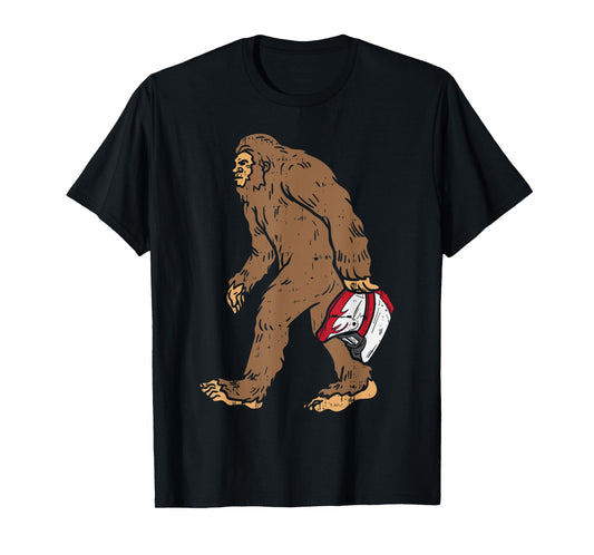 Bigfoot Sasquatch Motocross Funny Dirt Track Racing Gift T-Shirt