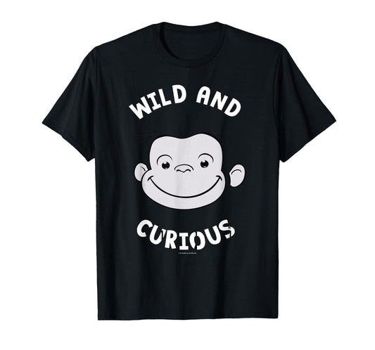 Curious George Wild and Curious Big Face T-Shirt