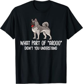 Norwegian Elkhound Dog Puppies Owner Lover T-Shirt