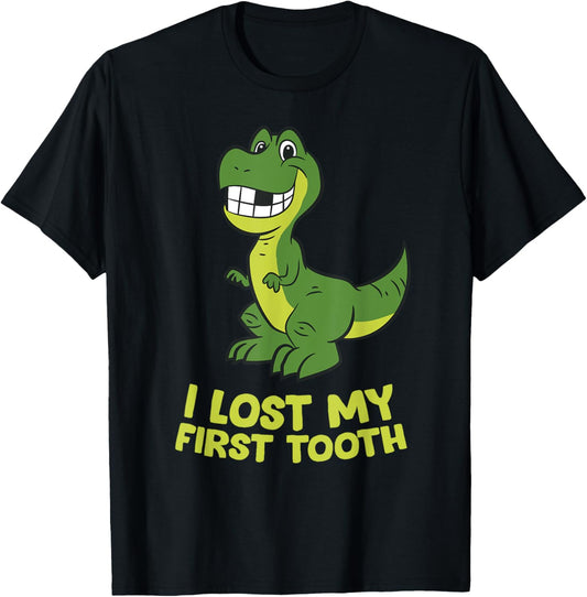 Dinosaur I Lost My First Tooth Kids Lost First Tooth T-Shirt