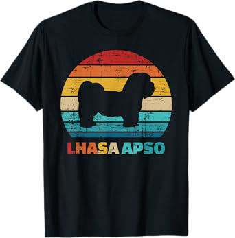 Lhasa Apso vintage retro T-Shirt