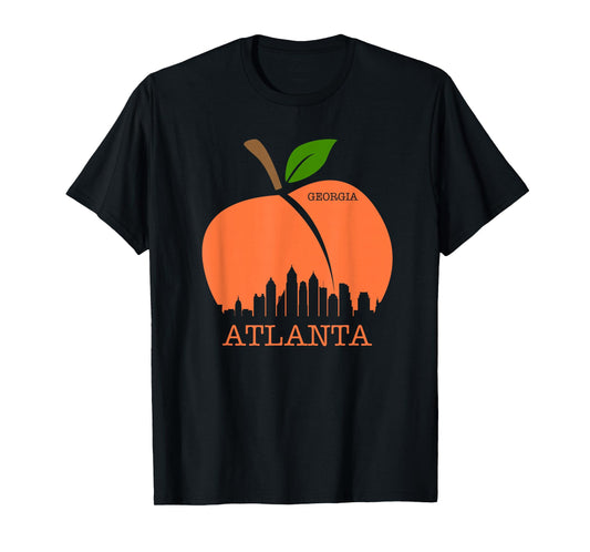 Atlanta Georgia Peach Skyline T-Shirt