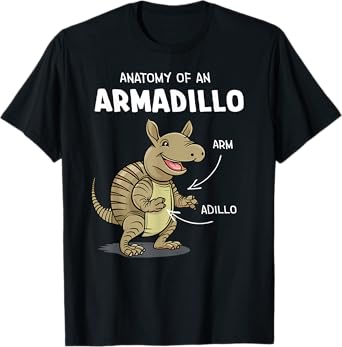 Anatomy of An Armadillo Funny T-Shirt