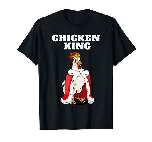 Chicken King | Mens Chicken Tshirt | Boys Chicken T-Shirt