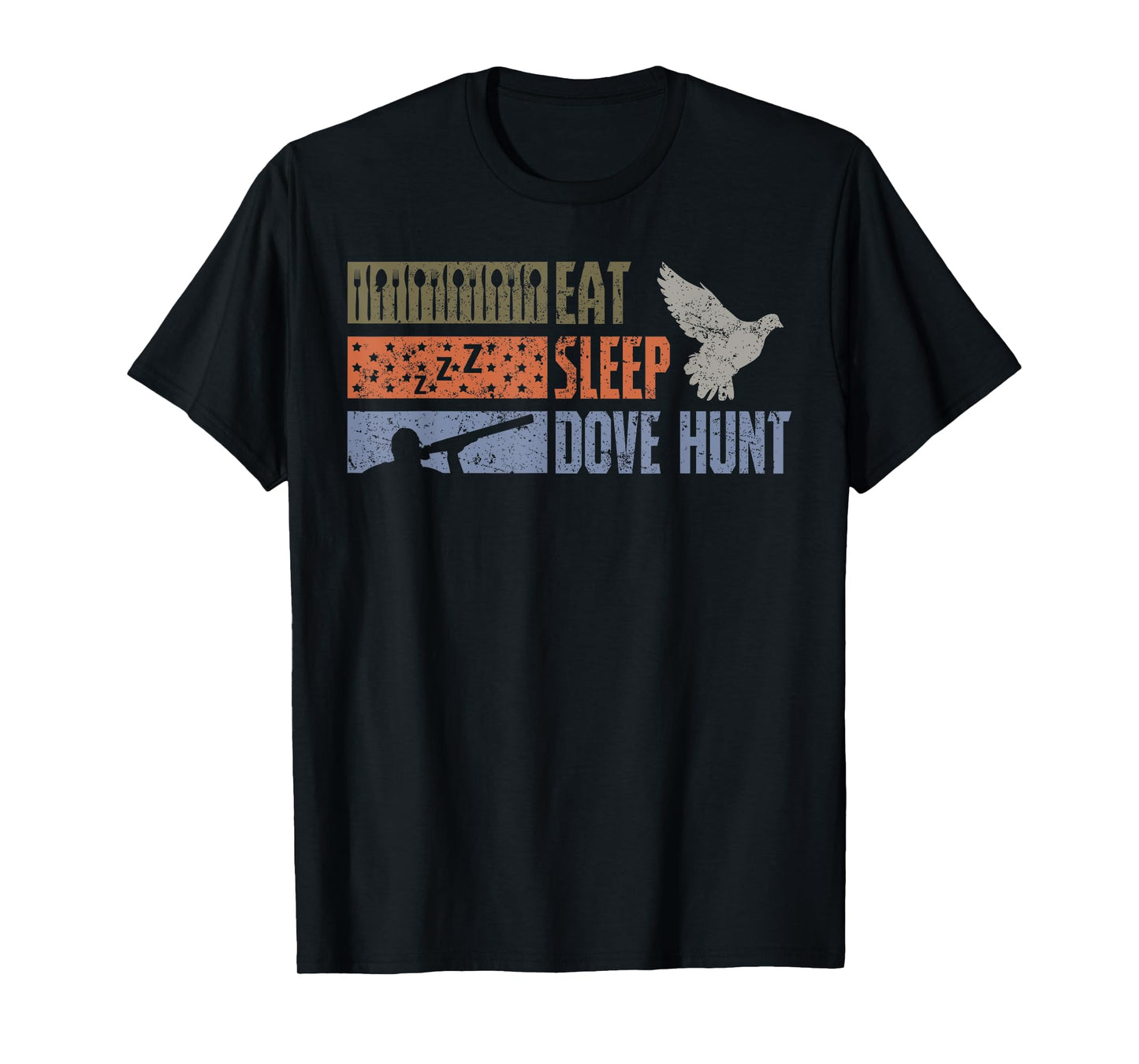 Dove Hunting Flying Bird Wing Shooting Wingshooters Hunter T-Shirt