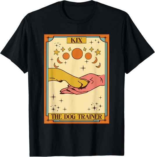 Dog Training Positive Reinforcement Dog Trainer Tarot Card T-Shirt