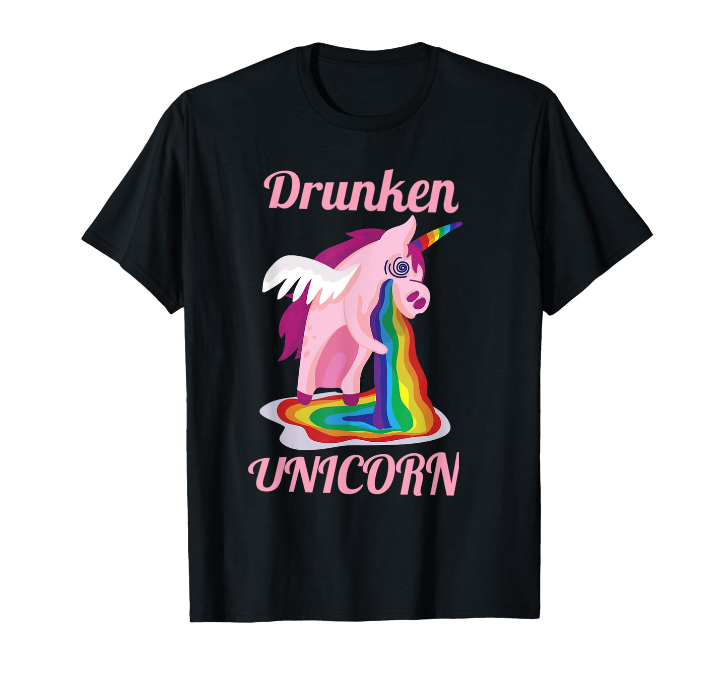 Drunken Unicorn Adult Gift T-Shirt T-Shirt