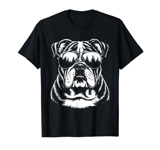 Funny Bulldog Men Women Kids T-Shirt