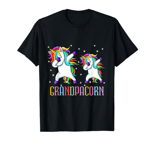 Funny Unicorn Grandpa Fathers Day 2022 Grandpacorn T-Shirt