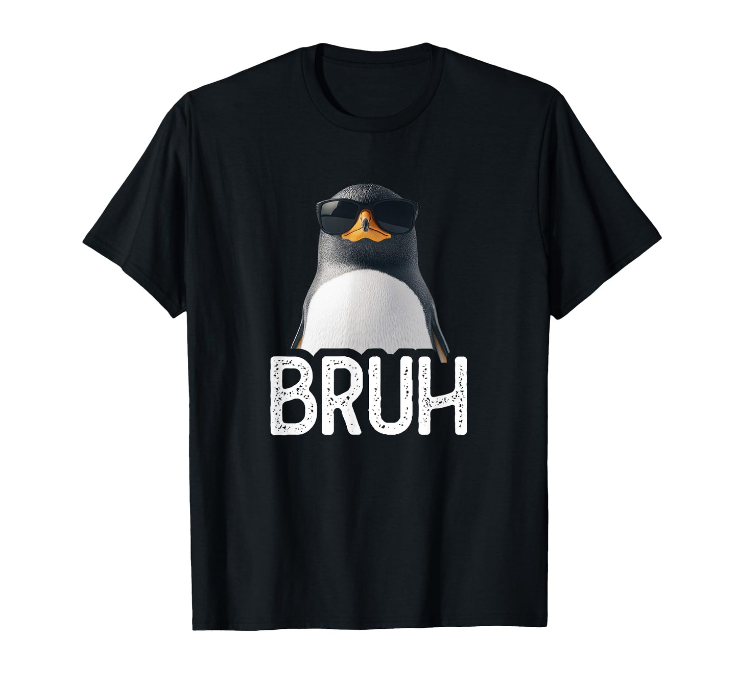 Bruh Penguin | Funny Penguin Lover | Meme Lover T-Shirt