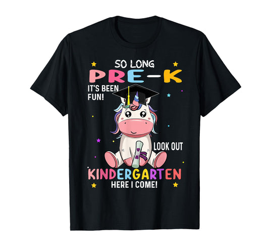So Long pre k graduation 2025 look out Kindergarten girls T-Shirt