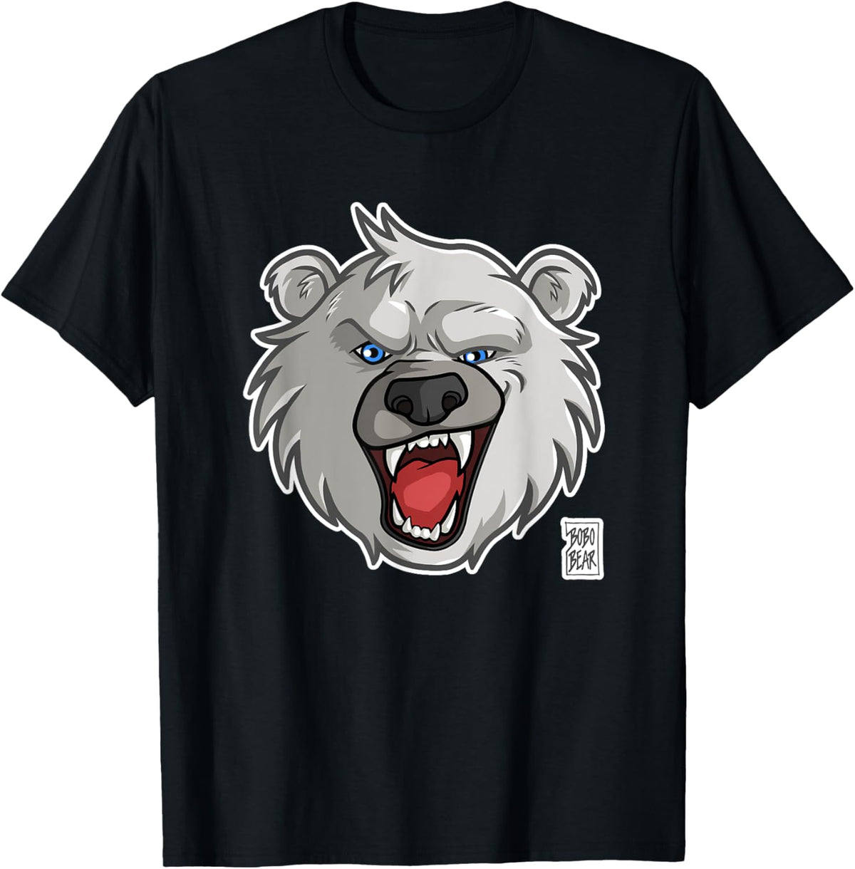 Bobo Likes To Growl - Polar Bear T-Shirt