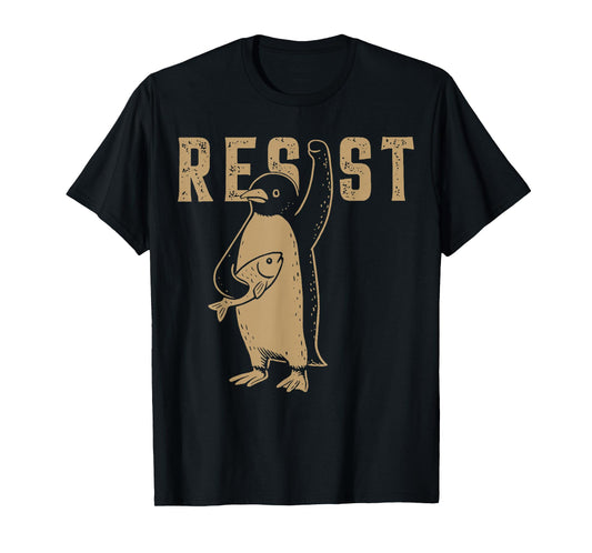 I Stand With The Penguins Shirt Resist Penguin T-Shirt