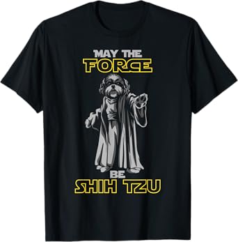 May The Force Be Shih Tzu T-Shirt