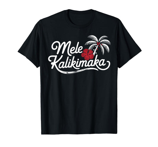Mele Kalikimaka Tropical Christmas Hawaiian Xmas T-Shirt