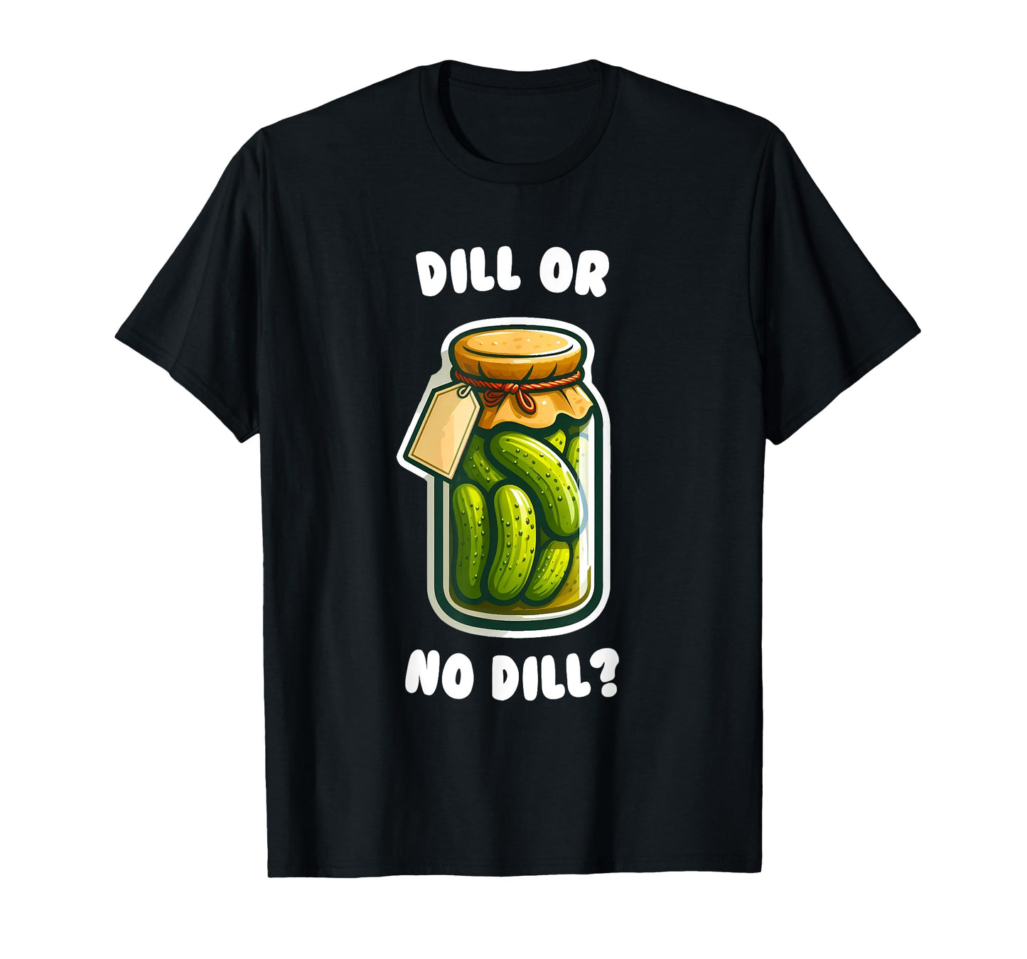 Dill or no dill Pickle Deal Bigfoot Sunglasses Funny Kids T-Shirt