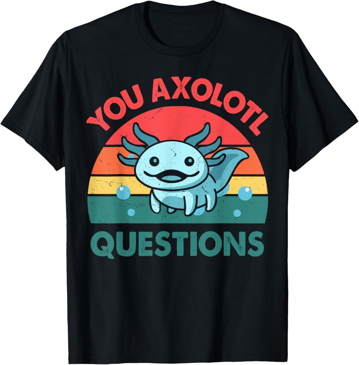 Axolotl-Shirt You Axolotl Questions Cute Costume Kids Men T-Shirt