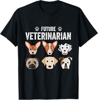 Future Veterinarian Shirt Kids Vet Dog Cat Tshirt Youth
