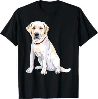 Cute Labrador Retriever Yellow Lab Lover Dog Owner T-Shirt for Men Women Girls Kids