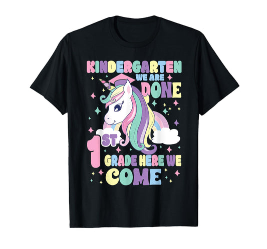 Kindergarten Graduation Magical Unicorn Girls Graduation T-Shirt