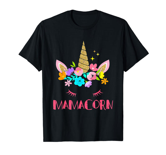 Funny Mamacorn Unicorn Costume Mom Mother's Day T-Shirt