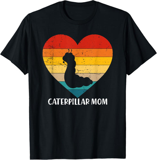 Retro Vintage Caterpillar Mom Mother's Day Animal Lover T-Shirt