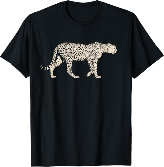 Cheetah T-shirt, Cheetah on the Hunt T-Shirt