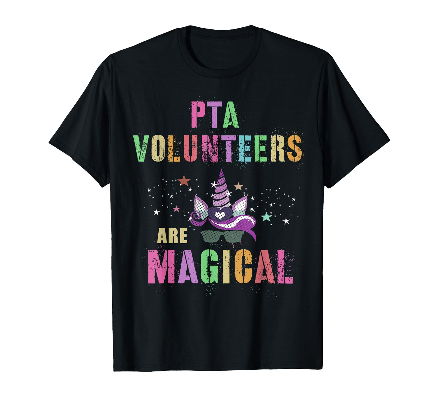 Funny PTA VOLUNTEERS ARE MAGICAL I'm Unicorn School Squad T-Shirt